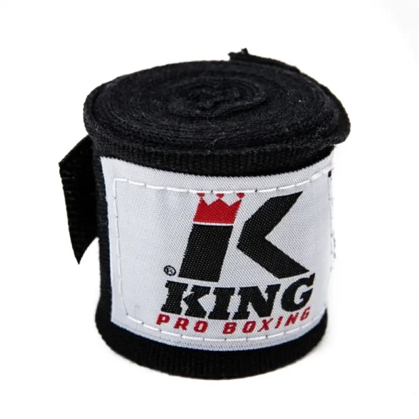 King Pro Boxning boxningsbandage KPB BPC svart 4,6m
