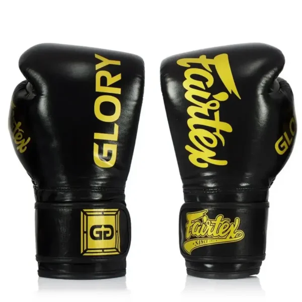 Fairtex X Glory Boxningshandskar i naturläder BGVG1 Svart
