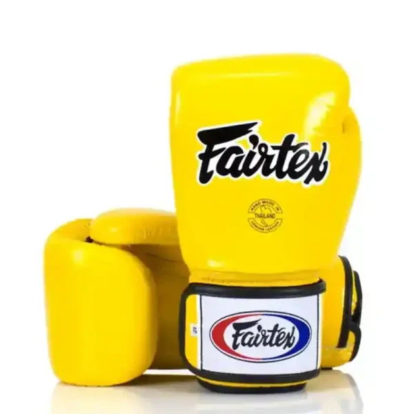Fairtex Boxningshandskar i naturläder BGV1 Gul