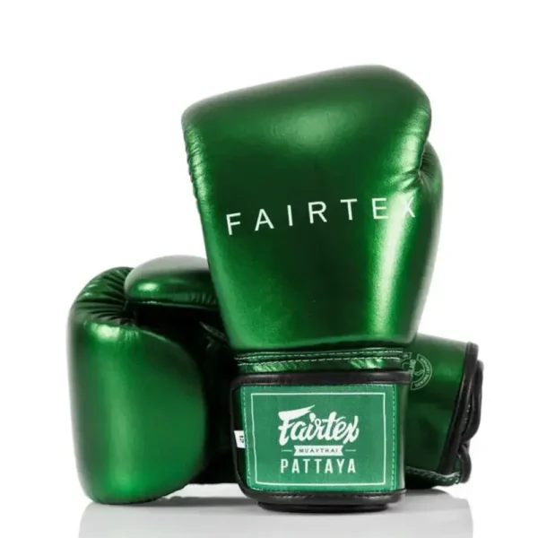 Fairtex Boxningshandskar i syntetiskt läder BGV22 Metalic Green