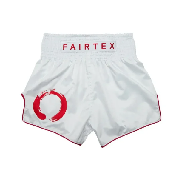 Fairtex Muay Thai Shorts ENSO BS1918 Vit/Röd