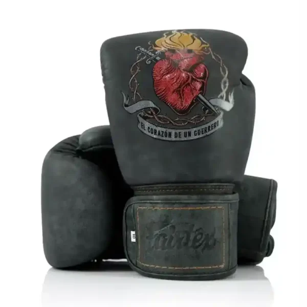 Fairtex BGV "Heart of Warrior" boxningshandskar i naturläder