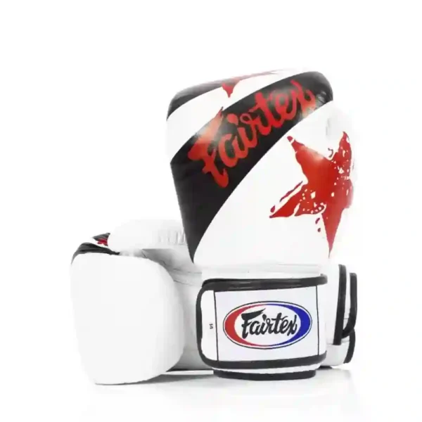 Fairtex Boxningshandskar i naturläder BGV1 Nation Vit