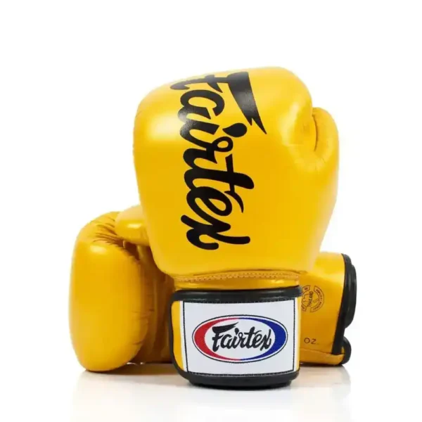 Fairtex Boxningshandskar i naturläder BGV19 Guld