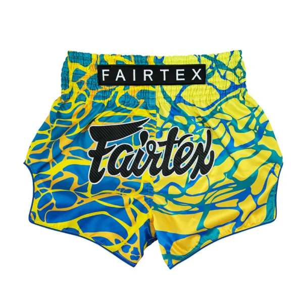Fairtex Muay Thai Magma Shorts BS1927 Gul/Blå