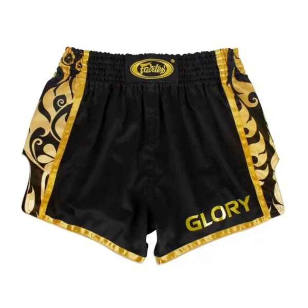 Fairtex Muay Thai Shorts BSG1 Glory Svart/Guld