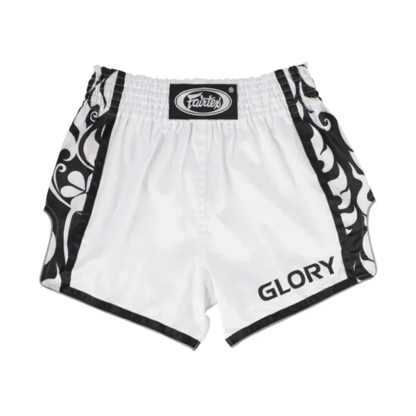 Fairtex Muay Thai Shorts BSG3 Glory Vit/Svart