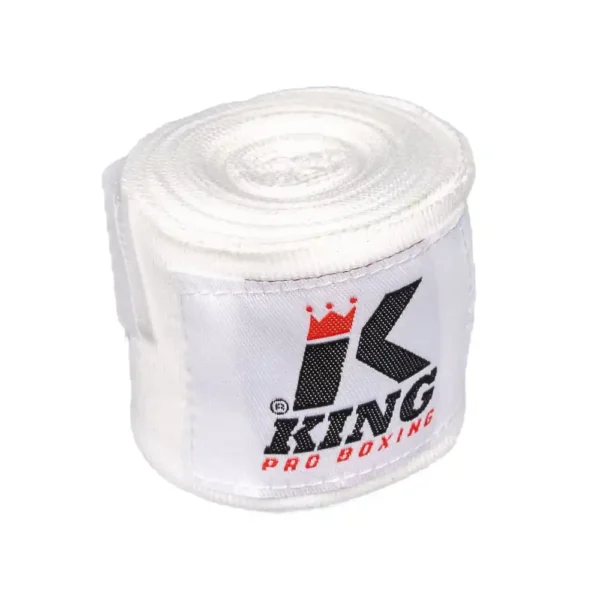 King Pro Boxning boxningsbandage KPB BPC vit 4,6m